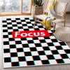 Focus Box Rectangle Rug Living Room Rug Christmas Gift Decor Area Rug For Living Room Bedroom Rug Home Decor
