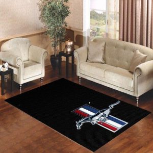 Ford Mustang Carbon Fiber Living Room Carpet Rugs Area Rug For Living Room Bedroom Rug Home Decor