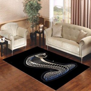 Ford Mustang Shelby Logo Living Room Carpet Rugs Area Rug For Living Room Bedroom Rug Home Decor