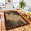 Forever Forest Natural Area Rug Rustic Cabin & Lodge Area Rug Living Room Rug