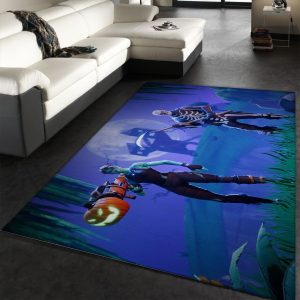 Fortnite Halloween Gaming Area Rug For Christmas Bedroom Family Gift Decor Area Rug For Living Room Bedroom Rug Home Decor