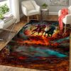 Four Horsemen Of The Apocalypse Area Rug 191016 Gp47632 Rug Carpet Area Rug For Living Room Bedroom Rug Home Decor