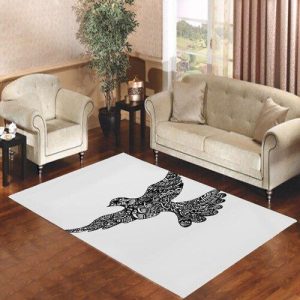 Freedom Zen Bird Living Room Carpet Rugs Area Rug For Living Room Bedroom Rug Home Decor