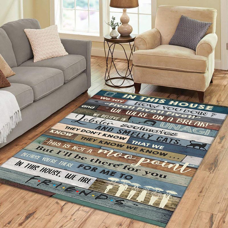 Friends Show Quotes Rectangle Rug Carpet Area Rug For Living Room Bedroom Rug Home Decor Friends Show Quotes Rectangle Rug Carpet Area Rug For Living Room Bedroom Rug Home Decor