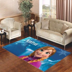Frozen Anna Smile Living Room Carpet Rugs Area Rug For Living Room Bedroom Rug Home Decor