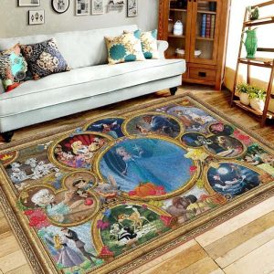 Frozen Area Rug – Home Decor – Bedroom Living Room Decor