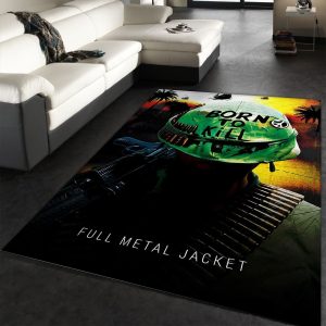 Full Metal Jacket Rug Art Painting Movie Rugs Floor Decor Home Decor Area Rug For Living Room Bedroom Rug Home Decor