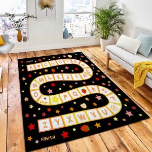 Funny English Alphabet Game Playmats Carpet Rug Kids Rug Room Decor