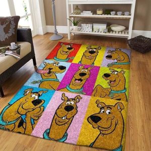 Funny Movie Scooby Doo Area Rug Carpet Movie Home Decor Area Rug For Living Room Bedroom Rug Home Decor