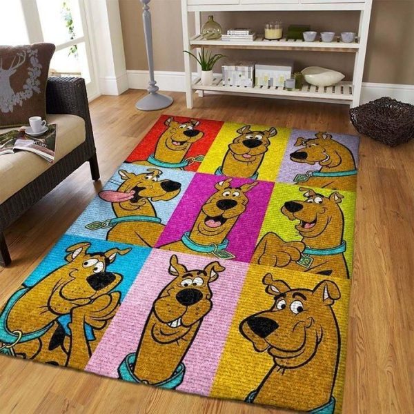 Funny Movie Scooby Doo Area Rug Carpet Movie Home Decor Area Rug For Living Room Bedroom Rug Home Decor