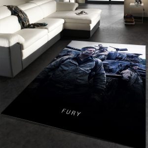 Fury Area Rug Art Painting Movie Rugs Christmas Gift Decor Area Rug For Living Room Bedroom Rug Home Decor