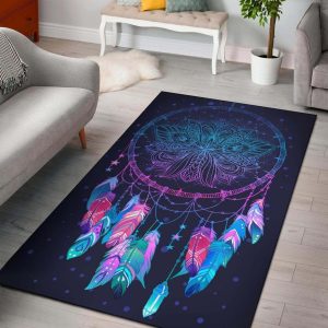 Galaxy Dreamcatcher Native Design Area Rug Carpet Area Rug For Living Room Bedroom Rug Home Decor