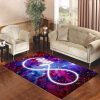 Galaxy Nebula Infinity Of Love Living Room Carpet Rugs Area Rug For Living Room Bedroom Rug Home Decor
