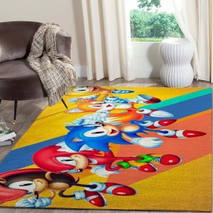 Game Lovers Sonic The Hedgehog Film Area Rug Gaming Ia32583 Rug Carpet Area Rug For Living Room Bedroom Rug Home Decor
