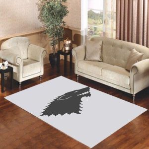 Game Of Thrones House Stark Silhouette Living Room Carpet Rugs Area Rug For Living Room Bedroom Rug Home Decor