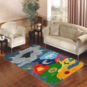 Game Of Thrones Map In Colour Living Room Carpet Rugs Area Rug For Living Room Bedroom Rug Home Decor