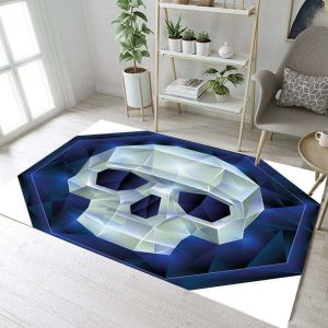 Geometric Halloween Skull Clp230922M Rug Carpet Area Rug For Living Room Bedroom Rug Home Decor