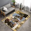 German Shepherd Dog Police Be Badass Dak242 Area Rug For Living Room Bedroom Rug Home Decor