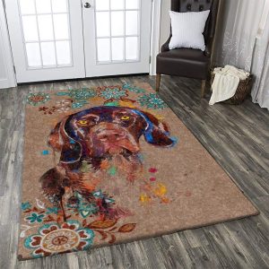 German Shorthaired Pointer Hm300813M Rug Carpet Area Rug For Living Room Bedroom Rug Home Decor