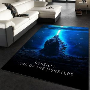 Godzilla 2019 Rug Art Painting Movie Rugs Floor Decor Home Decor Area Rug For Living Room Bedroom Rug Home Decor