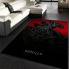 Godzilla Area Rug Art Painting Movie Rugs Us Gift Decor Area Rug For Living Room Bedroom Rug Home Decor