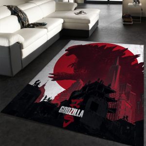 Godzilla Area Rug Christmas Gift Movie Carpet Floor Decor 05 The Us Decor