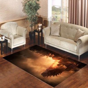 Godzilla In Skyline Living Room Carpet Rugs Area Rug For Living Room Bedroom Rug Home Decor