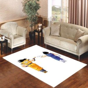 Goku And Vegeta Fist Bump Living Room Carpet Rugs Area Rug For Living Room Bedroom Rug Home Decor