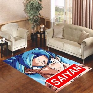 Goku Super Saiyan God Living Room Carpet Rugs Area Rug For Living Room Bedroom Rug Home Decor