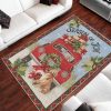 Golden Retriever Area Rug – Home Decor – Bedroom Living Room Decor