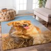 Golden Retriever Ml1609076R Rug Carpet Area Rug For Living Room Bedroom Rug Home Decor
