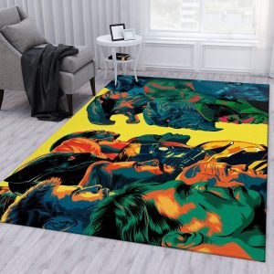Good Guys Bad Guys Area Rug For Christmas Bedroom Rug Home Decor Area Rug For Living Room Bedroom Rug Home Decor