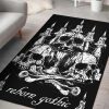 Gothic Skull Altar Reborn Gothic Area Rug Gothic Home Decor
