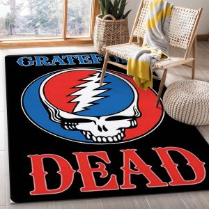 Grateful Dead Area Rug Carpet Bedroom Rug Christmas Gift Decor Area Rug For Living Room Bedroom Rug Home Decor