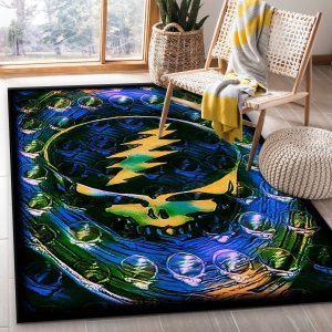 Grateful Dead Area Rug Living Room Rug Family Gift Decor Area Rug For Living Room Bedroom Rug Home Decor