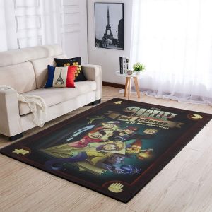 Gravity Falls Area Rug Floor Decor Area Rug – Home Decor – Bedroom Living Room Decor