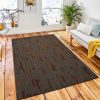 Gray Arrow Area Rug Rustic Cabin & Lodge Area Rug Home Decor Rug