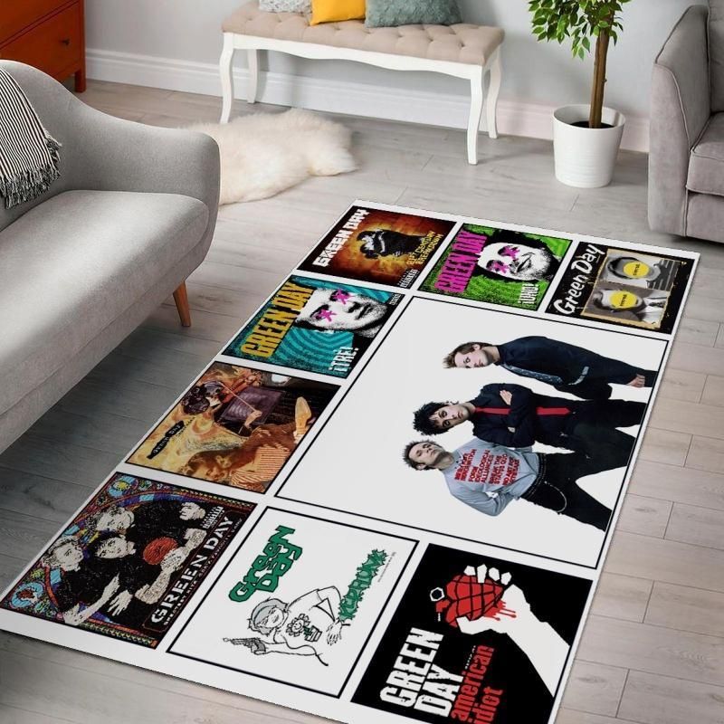 Green Day Albums Ver 2 Area Rug For Christmas Living Room Rug Home Decor Floor Decor Green Day Albums Ver 2 Area Rug For Christmas Living Room Rug Home Decor Floor Decor