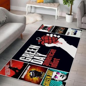 Green Day Ver 2 Area Rug Bedroom Rug Home Decor Floor Decor