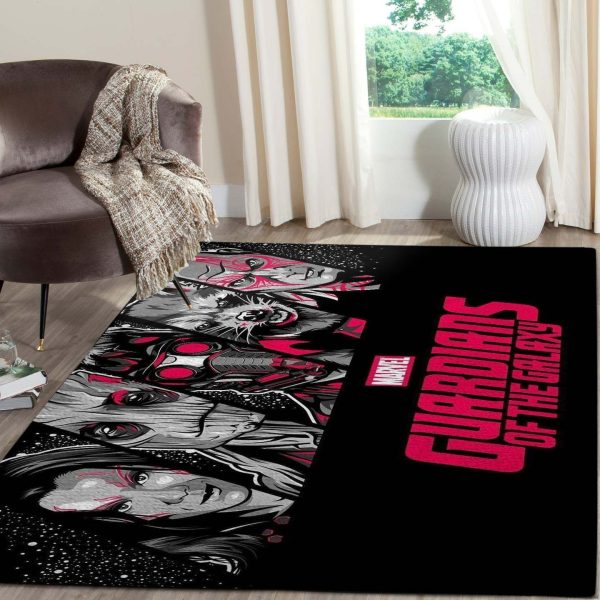 Guardians Of The Galaxy Area Rugs Marval Superhero Movies Living Room Carpet Christmas Gift Floor Decor The Us Decor