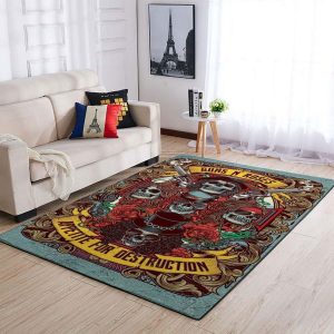 Guns N’ Roses Rug Carpet Area Rug Carpet Music Floor Rug Carpet Home Decor Area Rug For Living Room Bedroom Rug Home Decor