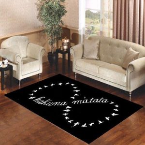 Hakuna Matata Infinity Living Room Carpet Rugs Area Rug For Living Room Bedroom Rug Home Decor