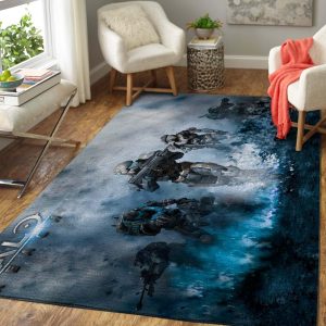Halo Game Area Rug Carpet Gaming Home Decor 3 Area Rug For Living Room Bedroom Rug Home Decor