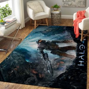 Halo Game Area Rug Gaming Yu25859 Rug Carpet Area Rug For Living Room Bedroom Rug Home Decor