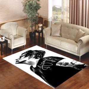 Harry Styles Black And White 2 Living Room Carpet Rugs Area Rug For Living Room Bedroom Rug Home Decor