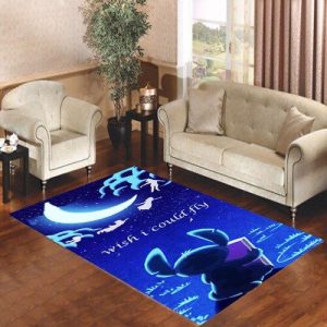 Hawaiian Stitch Peter Pan Flying Quote Living Room Carpet Rugs Area Rug For Living Room Bedroom Rug Home Decor