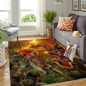 He-Man Area Rug Fighter Area Rug Floor Decor The Us Decor