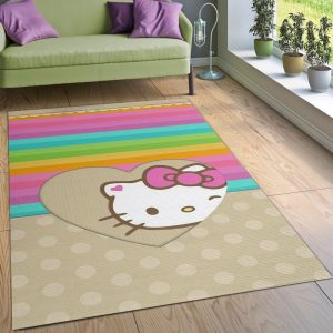 Hello Kitty 14 Area Rug Bedroom Rug Us Gift Decor Area Rug For Living Room Bedroom Rug Home Decor