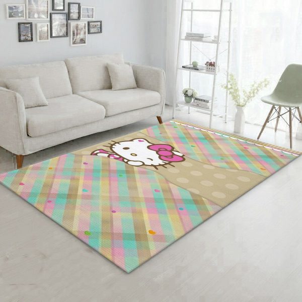 Hello Kitty 15 Area Rug For Christmas Bedroom Rug Home Decor Area Rug For Living Room Bedroom Rug Home Decor