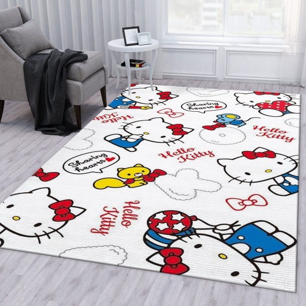 Hello Kitty 5 Rug Bedroom Rug Home Decor Area Rug For Living Room Bedroom Rug Home Decor